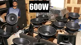 DJ 600 Watts Mid Bass Speaker Fitting 15