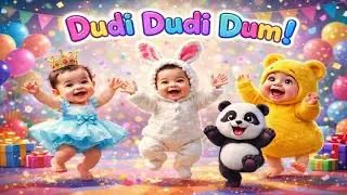 Dudi Dudi Dum Dum | Fun 3D Kids Dance Song for Toddlers #learningtunesforkids