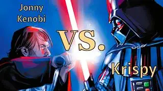 I BEAT KRISPY'S DARTH VADER IN A DUEL!!!