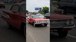 1960 Chevrolet Impala Classic Car Drive By Engine Sound Woodward Dream Cruise 2024