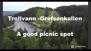 Aerial view of Grefsenkollen || trollvann || Lake || Explore Oslo