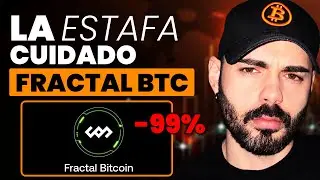 FRACTAL BITCOIN es un RIESGO muy GRANDE a largo plazo por esto