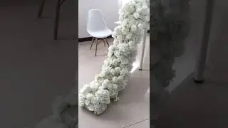 Artificial Flower table Runner for wedding home party decor