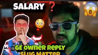 Slug and GE OWNER controversy 😡 slug abuse GE #bgmi #bgminewupdate #jonathangaming