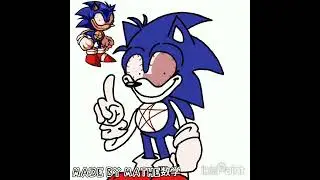 EU DESENHNDO O PYCHO SONIC #fridaynightfunkin