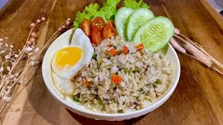 This Nasi Goreng Is So Good 🤍 Indonesian Fried Rice ASMR