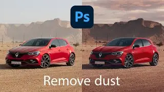 Clean dirty car in photoshop (time-lapse)