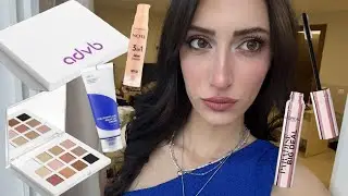 Moje nowe ulubione produkty do makijażu | Paleta cieni do powiek ADVB, korektor Note serum, tusz ...