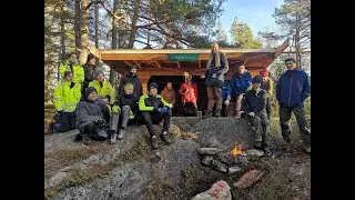 Bygging av Gapahuk - Camp Norway