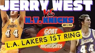 Jerry West Wins His 1st NBA Championship!
