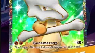 Battle: Come on Bonemerang Land on Heads! | Pokemon TCGP