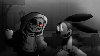 Perseverance x Untold Loneliness | Dust!Sans vs. Oswald | FNF Mashup