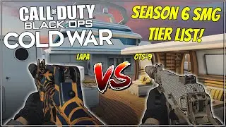 Ranking the Cold War SMGs in Season 6! Cold War SMG Tier List