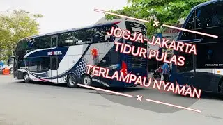 UNICORN INDORENT BUS TINGKAT MEWAH FIRST CLASS RUTE JOGJA - JAKARTA SUPER NYAMAN