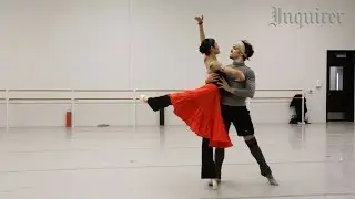 Mayara Pineiro and Etienne Diaz of Pennsylvania Ballet