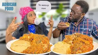 ACTING LIKE A “HOOD BOY” TO SEE HOW MY HUSBAND REACTS | EGUSI AND FUFU AFRICAN MUKPRANK