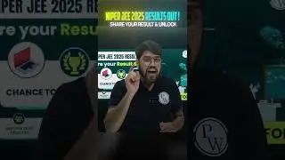 NIPER JEE 2025 Result out !