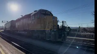 Rail fanning in Vancouver￼ WA the first train I was getting out of the car as soon as it came ￼￼