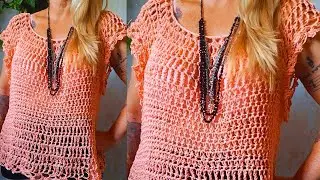 BLUSA BRISA TOPDOWN CROCHÊ - PAP COMPLETO