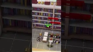 A Teenage Bookworm's favorite room! #sims4 #showusyourbuilds #shorts