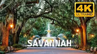 Beauty of Savannah, Georgia USA in 4K| World in 4K