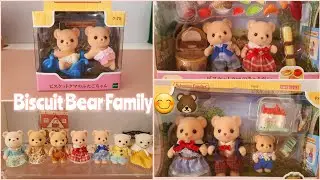 Unboxing Biscuit Bear Family🐻😊- comparing bear families, parents, babies - Sylvanian Families/Calico
