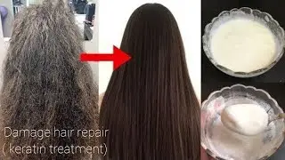 How to repair your dry and damaged hair at home | Best hair mask for heat damaged hair | Fizzy Hair
