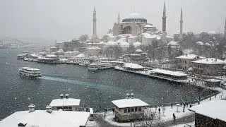 İstanbul da kar &ccedil;ok fena yagdı gece #gezgin #doğa #d&uuml;nya #hayvan 