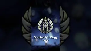 i was wrong about elegy...  #hollowknight