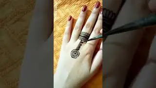 #shorts one finger mehndi design for beginners by Nimra Zaman #shortvideos #shortsbeta