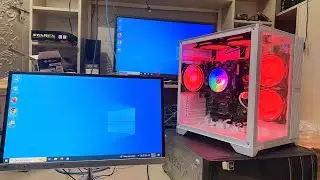 Budget Desktop Computer Build amd | ryzen5 5700x rx580 full pc setup 22