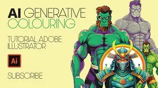 Учебное пособие по генерации цвета с помощью ИИ в Illustrator: освойте заливку цветом с помощью ИИ!