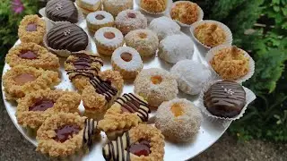 1 seul Pâte réalise 5 modèles de Sablé  #ramadan #eid