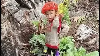 Crazy single mother and poor boy find something to eat 7 #singlemom #poorlife #usa #viral
