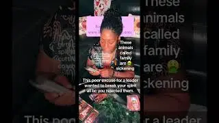 Poor excuse for a leader & these animals called family members 