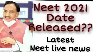NEET 2021 Exam Date / NEET 2021 Application form