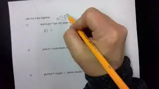 Writing Chemical Equations from Word Equations