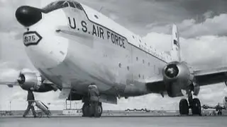 C-124 Globemaster Prop Change and Flight