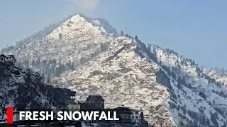 Fresh Snowfall in Upper Reaches of Doda, Cold Wave Intensifies