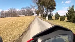 test ride ducati with go pro handle bar mount
