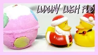 Luxury Lush Pud Bath Bomb Demo