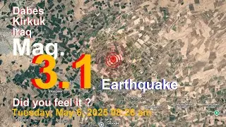 33 km Northwest of Kirkuk, Kirkuk, Iraq Earthquake today
