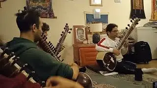 beautiful Amazing sitar lesson by a Great  master Debashish Sanyal improvising lesson