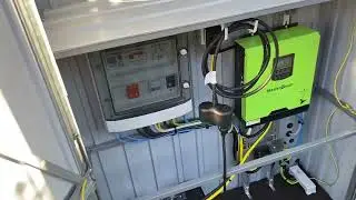 Hybridwechselrichter im Inselbetrieb. Eine gute PV-Anlage.