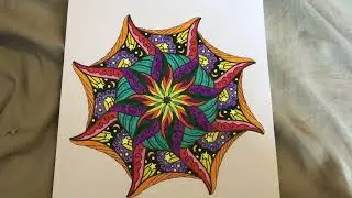 Kaleidoscopic Night Sky Mandala