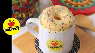 Mug Donut Recipe | 1 Minute Microwave Donut | Donut in a Mug Recipe #Shorts