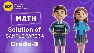 CLASS 3 - Math - NOF Sample paper solution - 4