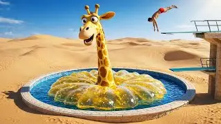 Giant Jelly Animals & Objects ASMR | Massive Pool Bursts 😹