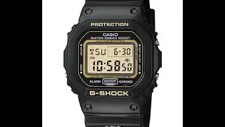 Обзор и настройка часов Casio G shock DW-056GM-9JF [1545]