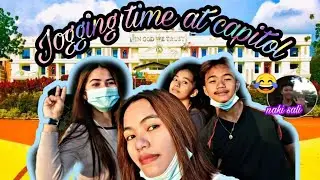 Jogging time at capitol ( LT TO GUYS 😂) | JENNY PAIDAN
